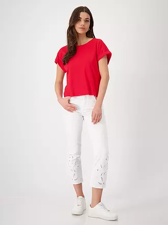 MONARI | T-shirt blouse | rot